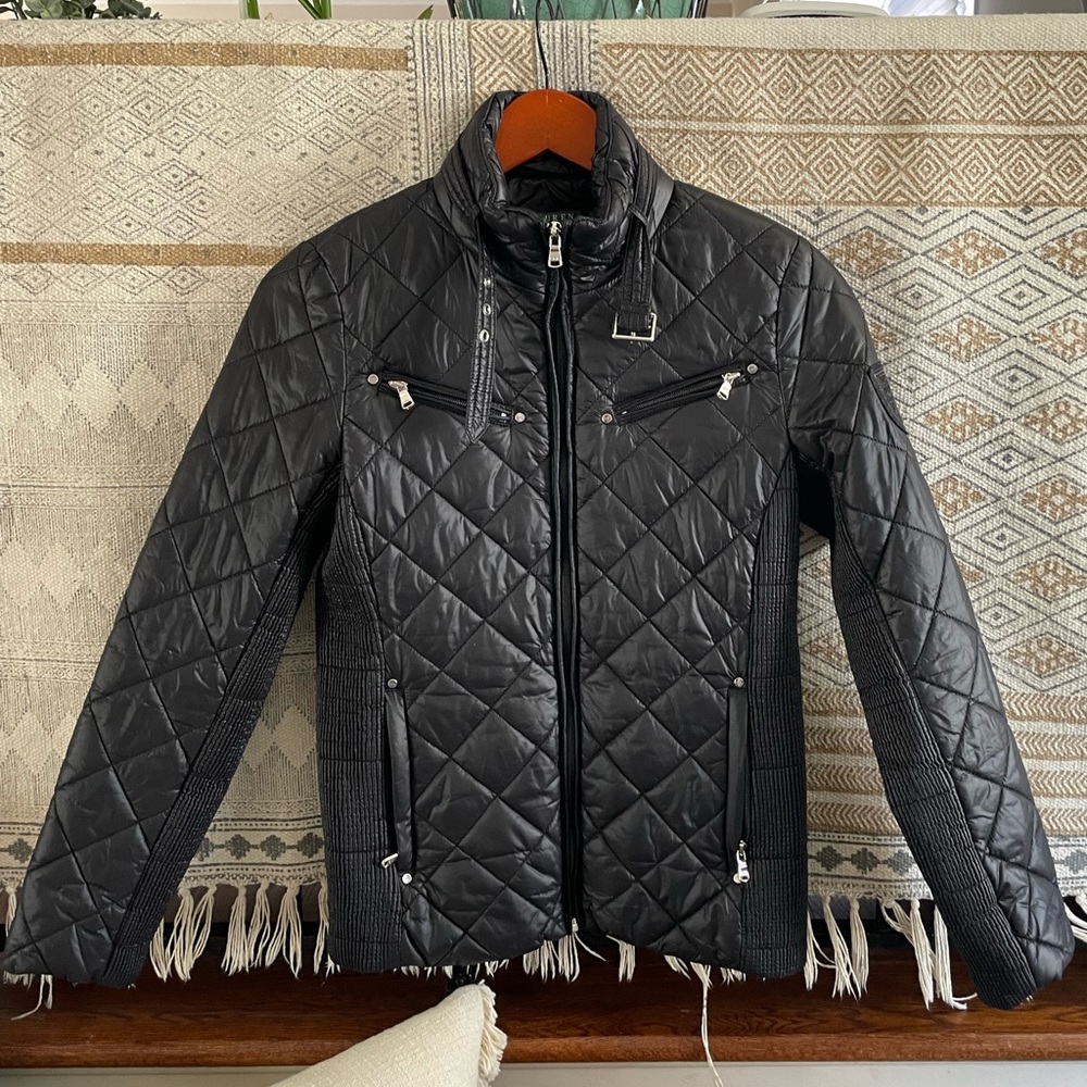 Women’s Ralph Lauren LRL fitter “”moto” puffer XS